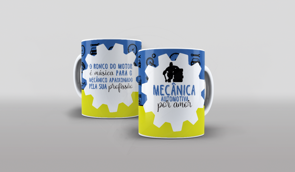 ARTE PARA CANECA O RONCO DO MOTOR É MUSICA PARA O MECÂNICO APAIXONADO PELA SUA PROFISSÂO-386