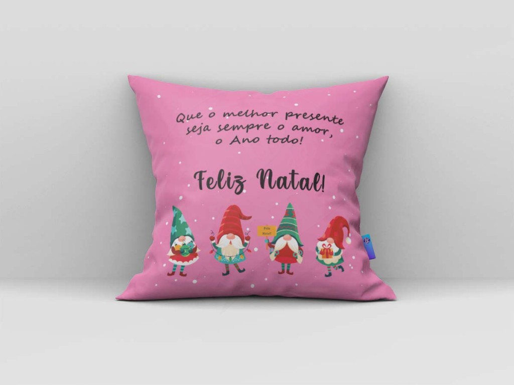ARTE PARA ALMOFADA QUE O MELHOR PRESENTE SEJA SEMPRE O AMOR, O ANO TODO!-844