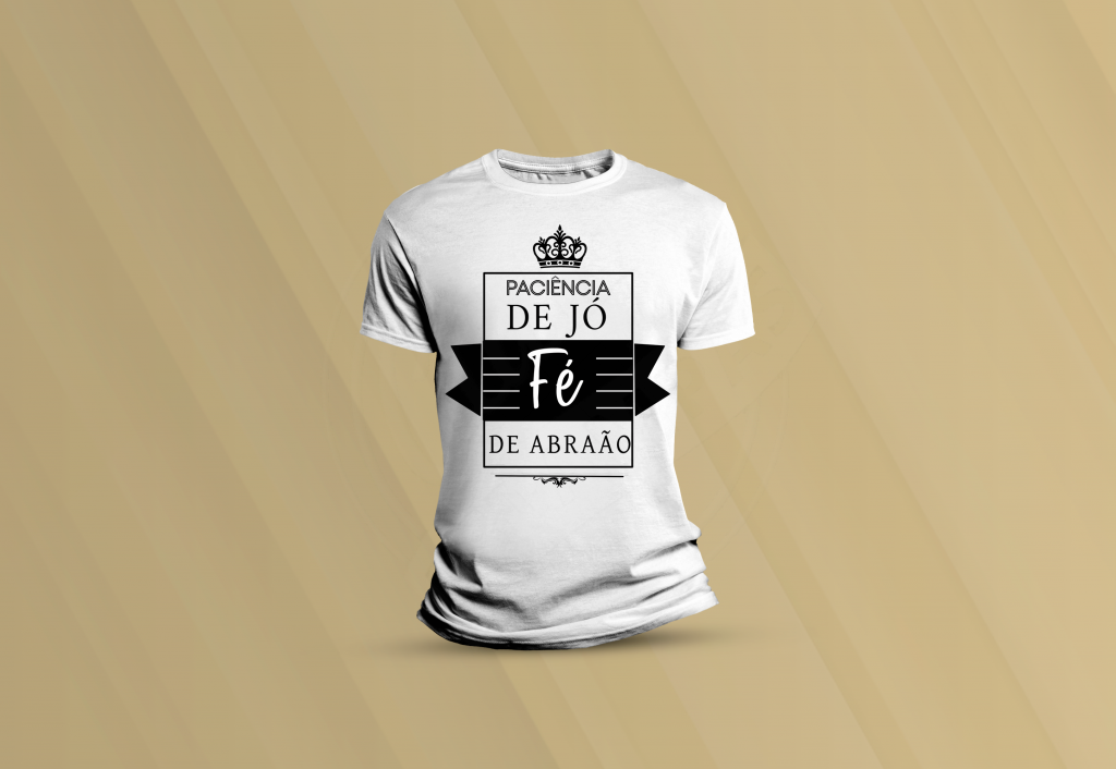ARTE PARA CAMISETA - HUMOR - PACIÊNCIA DE JÓ-1000