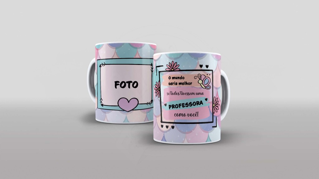ARTE PARA CANECA- O MUNDO SERIA MELHOR SE TODOS TIVESSEM UMA PROFESSORA COMO VOCÊ-946