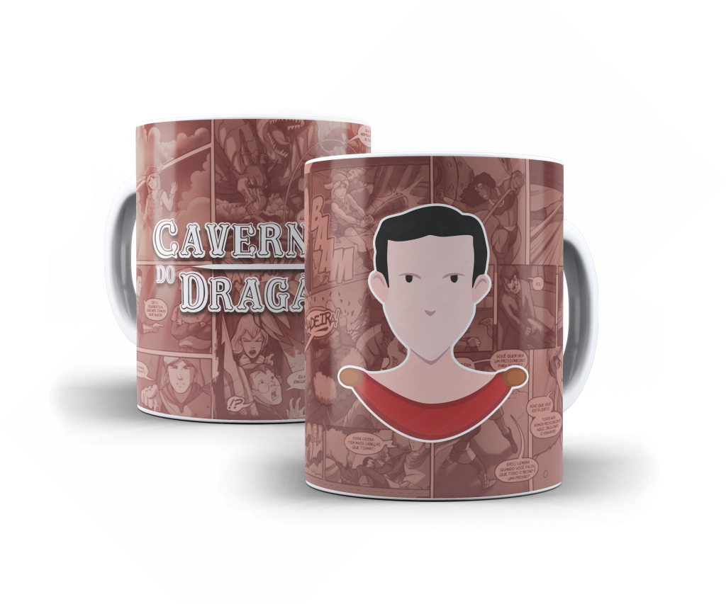 ARTE PARA CANECA HERIK - CAVERNA DO DRAGÃO-1357