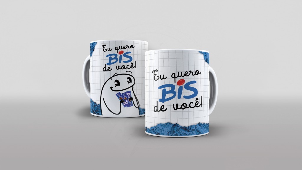 ARTE PARA CANECA FLORK EU QUERO BIS DE VOCÊ-1922