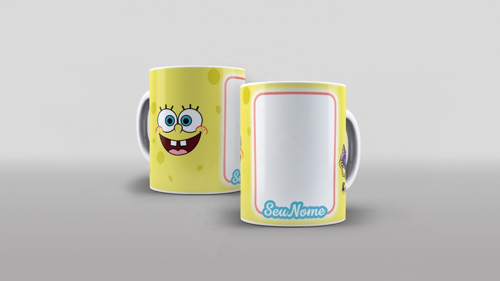 ARTE  PARA CANECAS - BOB ESPONJA 001-2153