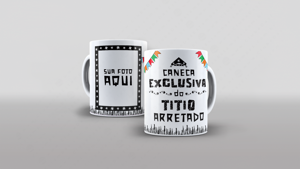 ARTE PARA CANECA TIO - COLEÇÃO FAMÍLIA ARRETADA-3580