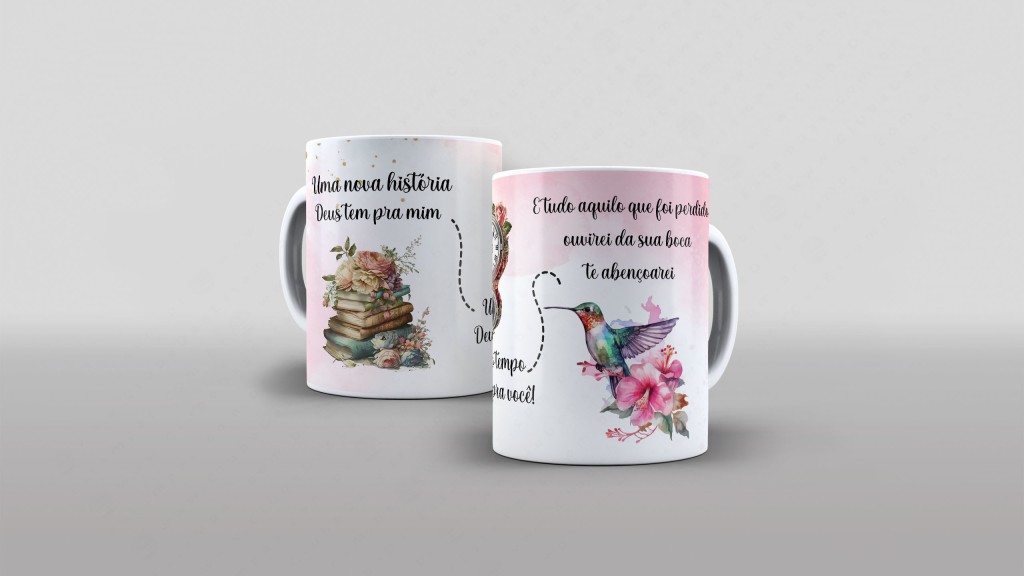 ARTE CANECA - UMA NOVA HISTÓRIA, DEUS TEM PARA MIM!-3947