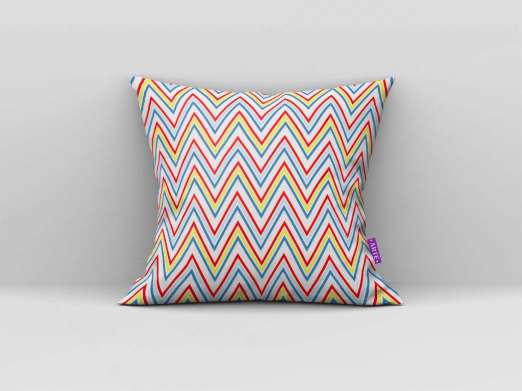 ARTE PARA ALMOFADA DE ZIG ZAG COLORIDO - KIT PATO DONALD MAGIC PAPER-4934