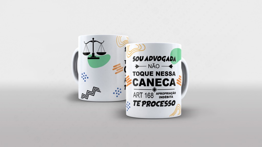 ARTE SOU ADVOGADA NÃO TOQUE NESSA CANECA-5967