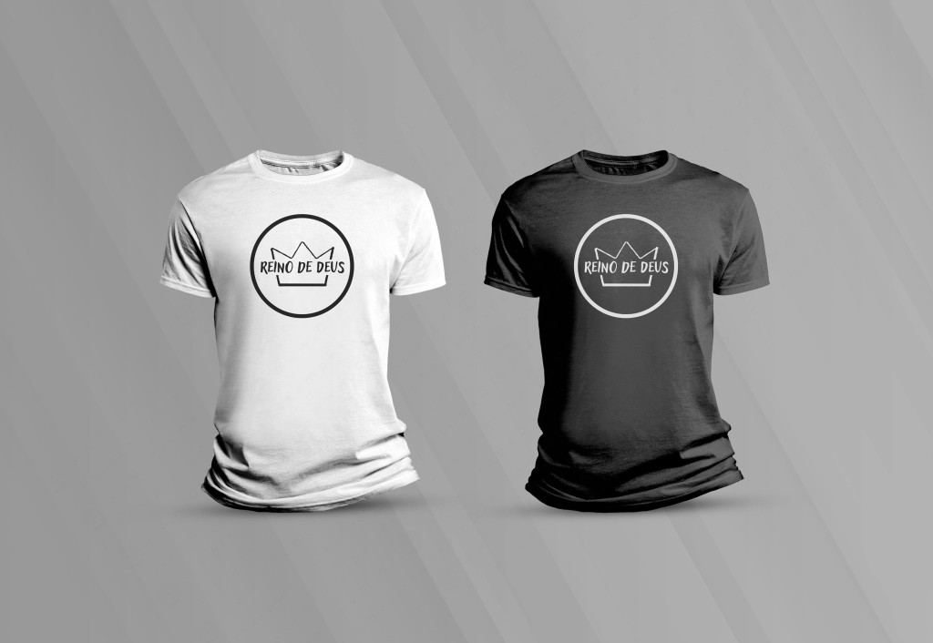 Arte Igreja Reino de Deus para camiseta branca preta para sublimaçao dtf dtg-6199